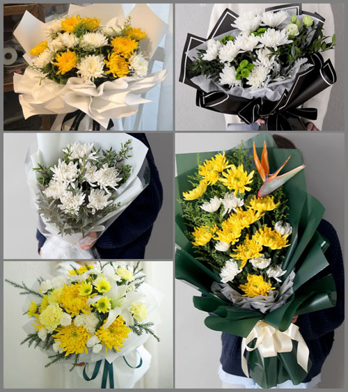 湖北孝感市安陆市烟店镇周冲村白事花束代送